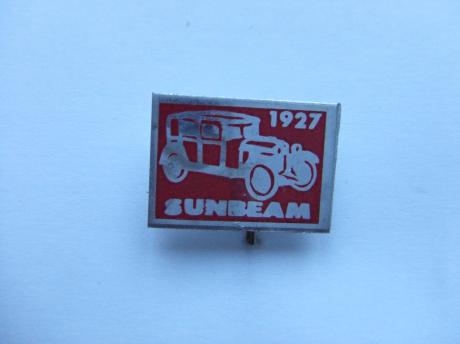Sunbeam 1927 oltimer rood